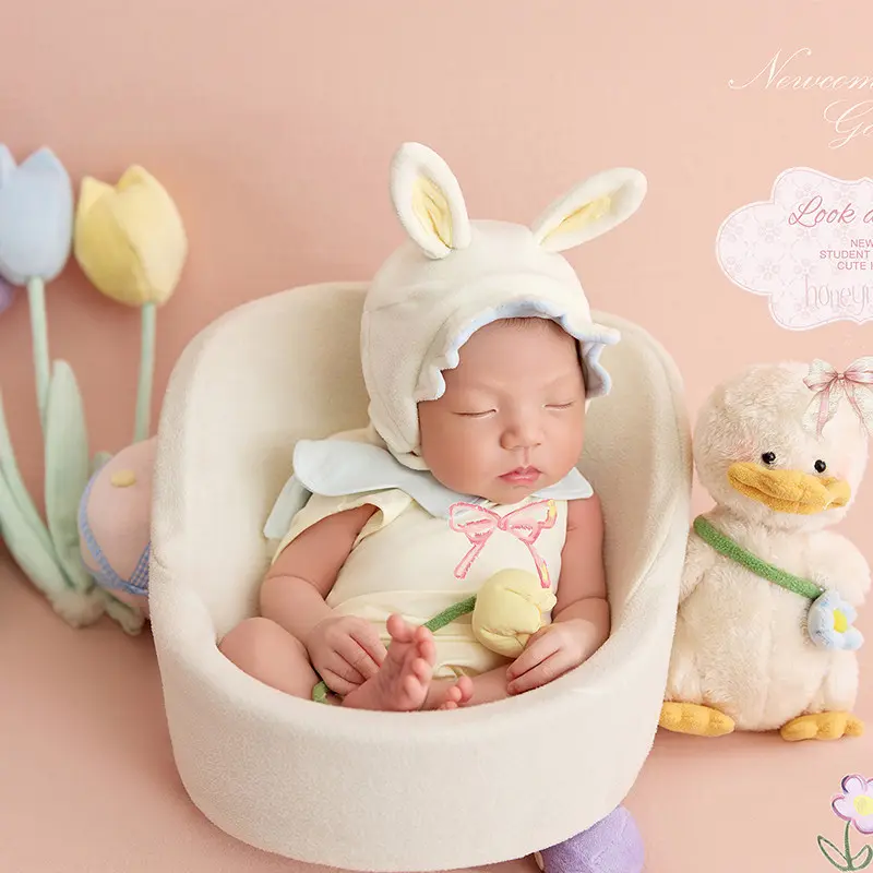 Cute Duck Florals Theme Set - Newborn Photography Props - Image 5